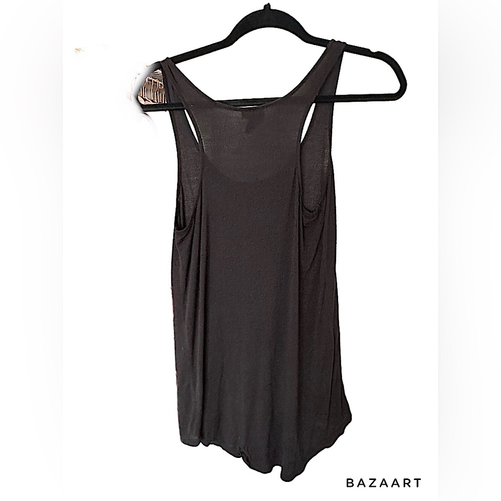 Black Racerback Tank - Picture 2 of 3